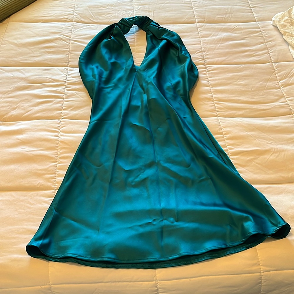 Teal dress